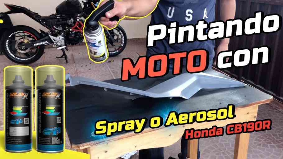 Consejos Para Pintar Tu Motocicleta Con Aerosol Negro Mate Motoventa