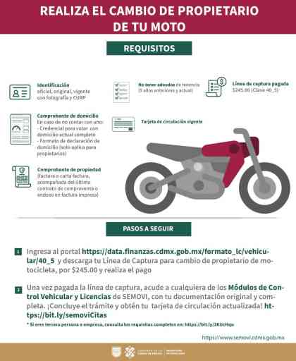 Guía rápida para cambiar el titular de una moto requisitos costo y